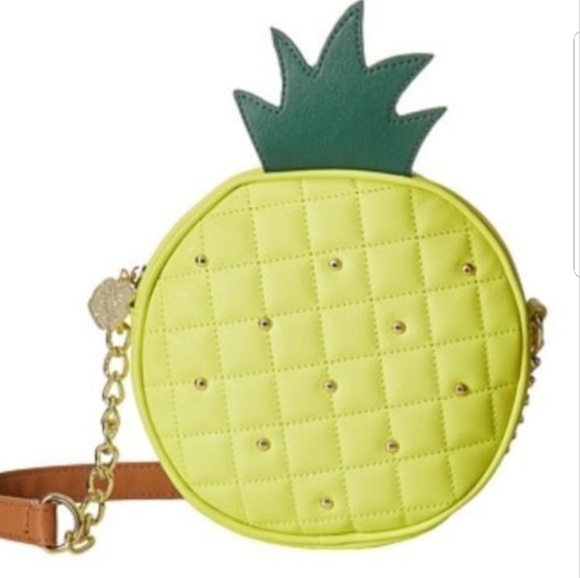 Betsey Johnson Handbags - Betsey Johnson Pineapple Crossbody Purse